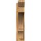 Ekena Millwork Balboa Slat Rough Sawn Outlooker, Western Red Cedar, 6"W x 28"D x 28"H OUT06X28X28BOA06RWR - alternate 2